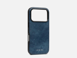 121 MagSafe Snowflake Leather Case | iPhone 17 Pro - Jeans