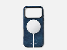 Load image into Gallery viewer, 121 MagSafe Snowflake Leather Case | iPhone 17 Pro - Jeans
