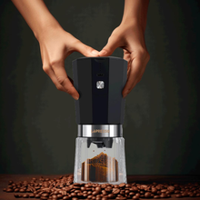 Load image into Gallery viewer, LePresso Cordless Burr Grinder with High-Precision Grinding - Black
