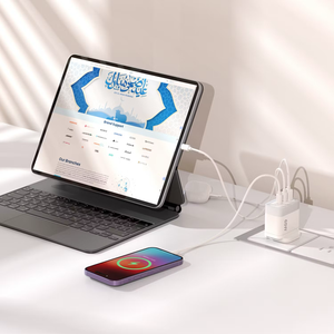 Powerology Lunex Series 3-Port Fast Charging Adapter
