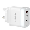 Powerology Lunex Series 3-Port Fast Charging Adapter