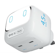 Load image into Gallery viewer, Powerology Lumix GaN AI Power Charger with 45W PD
