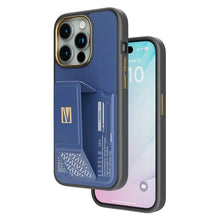 Load image into Gallery viewer, Levelo Morphix Grip-Stand Case with Built-In Card Slot for iPhone 15 Pro Max
