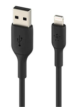 Load image into Gallery viewer, Belkin PVC / USB to  Lightning Cable -1m / Black
