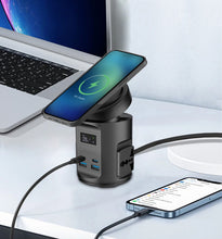 Load image into Gallery viewer, Powerology Magsafe Power Hub USB-C Power Delivery And USB-A QC 3.0
