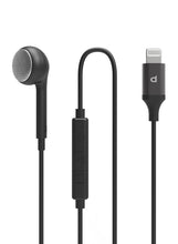 Load image into Gallery viewer, Powerology Mono Wired In-Ear Earphone with Lightning Connector-Black
