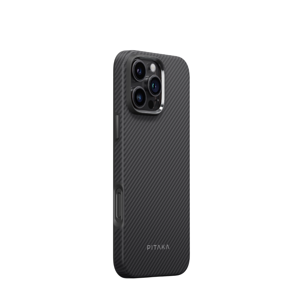 Pitaka Military Grade Case For iPhone 16 Pro - Black/Grey