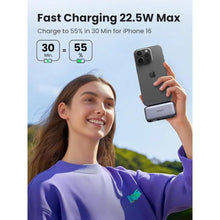 Load image into Gallery viewer, UGREEN Nexode 5000mAh Power Bank with Built-In USB-C Connector - Gray
