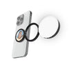 Porodo Lifestyle 360° Rotatable Foldable Magnetic Suction Flip with 180° Tricolor Fill Light Adjustment and Compact Mirror - Black - CVRGRM