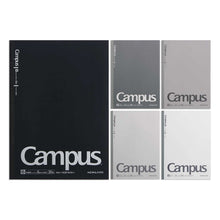 Load image into Gallery viewer, Kokuyo Campus Notebook Size B5 6mm Dotted Rule 30 Sheets - Black to Gray Gradation
