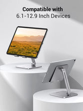 Load image into Gallery viewer, UGREEN Foldable and Adjustable Tablet Stand - Space Grey
