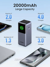 Load image into Gallery viewer, UGREEN Nexode Fast Charging Power Bank 20000mAh 130W With Smart Digital Display - Gray
