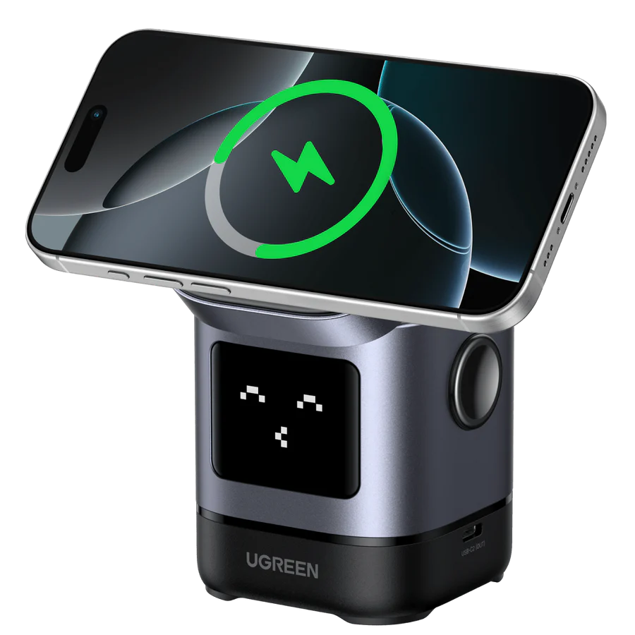 UGREEN Uno 2-in-1 Magnetic Wireless Charging Station 15W