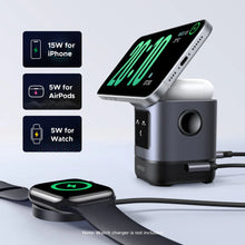 Load image into Gallery viewer, UGREEN Uno 2-in-1 Magnetic Wireless Charging Station 15W
