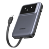UGREEN Uno Robotic Power Bank 10000mAh 30W with Built-In USB-C Cable - Gray