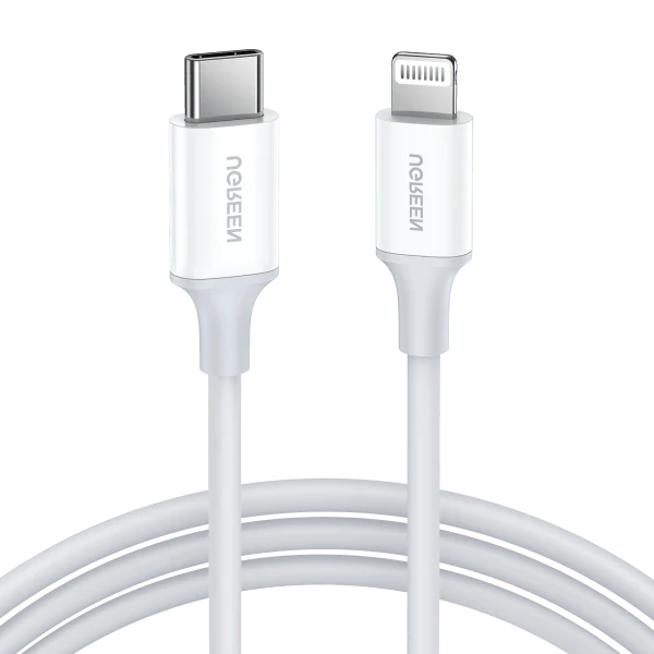 UGREEN USB-C to Lightning Cable 2M - White