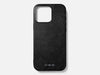 GRAMS28 121 MagSafe Snowflake Leather Case | iPhone 16 Pro - Black