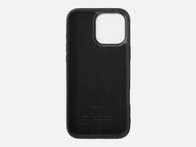Load image into Gallery viewer, GRAMS28 121 MagSafe Snowflake Leather Case | iPhone 16 Pro - Black
