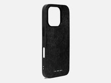 Load image into Gallery viewer, GRAMS28 121 MagSafe Snowflake Leather Case | iPhone 16 Pro - Black

