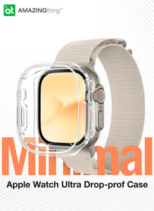 AmazingThing Watch Ultra Minimal Drop  Proof Case (49mm) - Clear