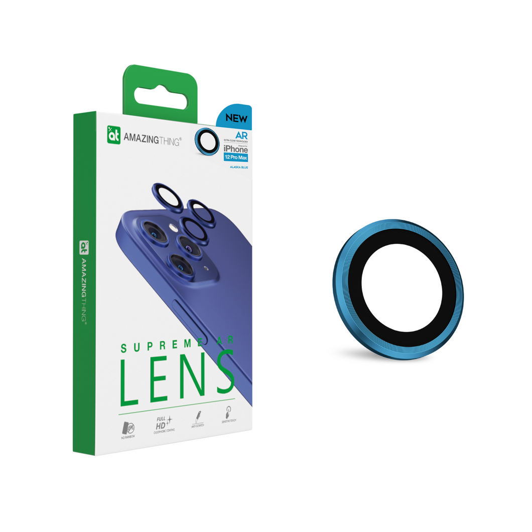 Amazing Thing AR Lens Defender for iPhone 12 Pro Max (Alaskan Blue)