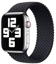Load image into Gallery viewer, Wiwu Braided Solo Loop Watchband for iWatch (42/44mm)-(Strap size LARGE -172mm) - BLACK
