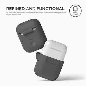 Elago Airpods Silicone Case - Dark Grey