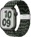 Mons Apple Watch Strap Polyester (38/40/41mm)-  Black/Green