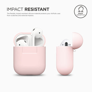 Elago Airpods Silicone Case - Lovely Pink