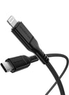 AmazingThing Thunder PRO Lightning Cable to USB-C Cable [30W]- Black/ 1.1m