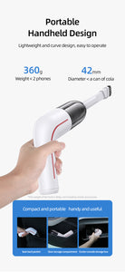 Usams  Mini Handheld Vacuum Cleaner - LEJ Series/US-ZB253- White