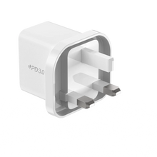 Load image into Gallery viewer, Momax 2-Port Gan Mini Charger (35watts)- White
