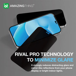 Amazingthing Fully Covered Radix Glass for (iPhone 14 Plus ) - Privacy