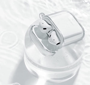Stoptime  Case  Protective  Hard Shell Shockproof AirPods -Clear