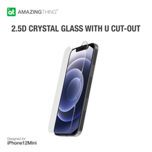 Load image into Gallery viewer, Amazing Thing iPhone  12 mini  (5.4)&quot; 2.5D Crystal 0.33 With U Cut-Out

