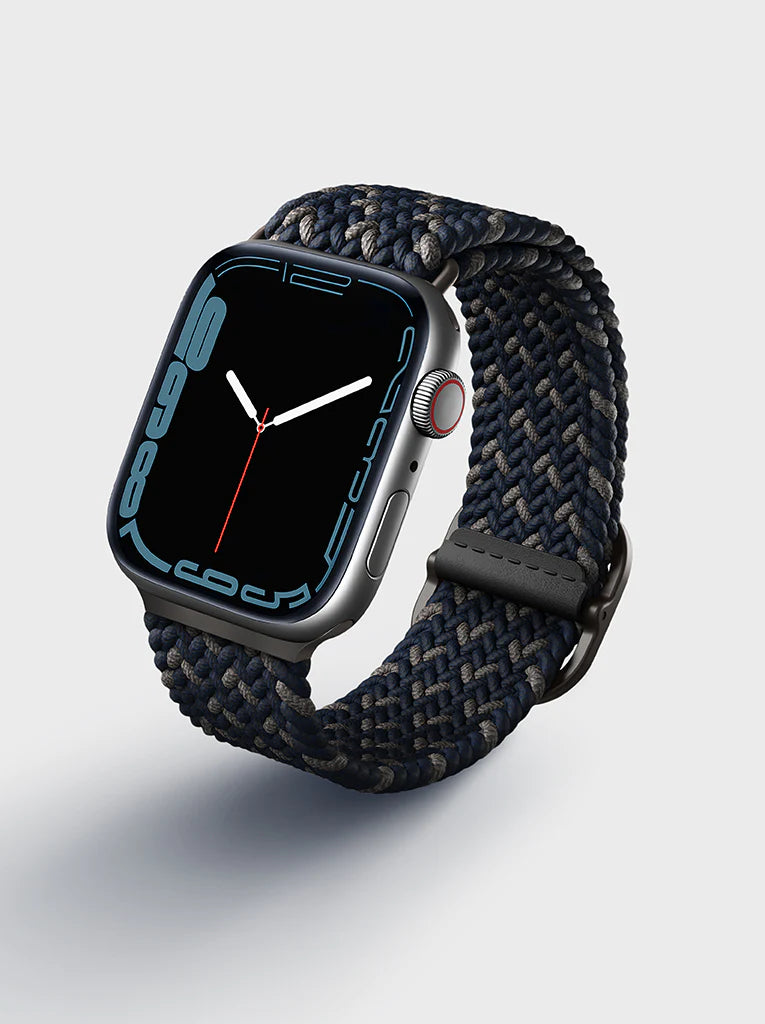 UNIQ Aspen DE Apple Watch Strap  (45/44/42mm)- Obsedian Blue