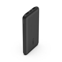 Load image into Gallery viewer, Belkin BoostCharge Power Bank 10K mAh 15W Quick Charge 2x USB-C, 2x USB-A Ports - Black

