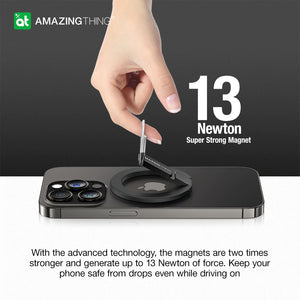 Amazing Thing Titan Mag Magnetic Grip with Adjustable Stand - Black