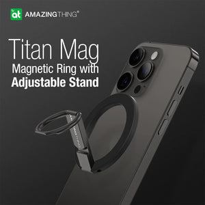 Amazing Thing Titan Mag Magnetic Grip with Adjustable Stand - Black
