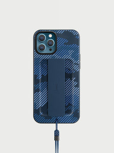 Uniq  Hybrid  iPhone  12 Pro Max Heldro Antimicrobial  -(Marine Camo)