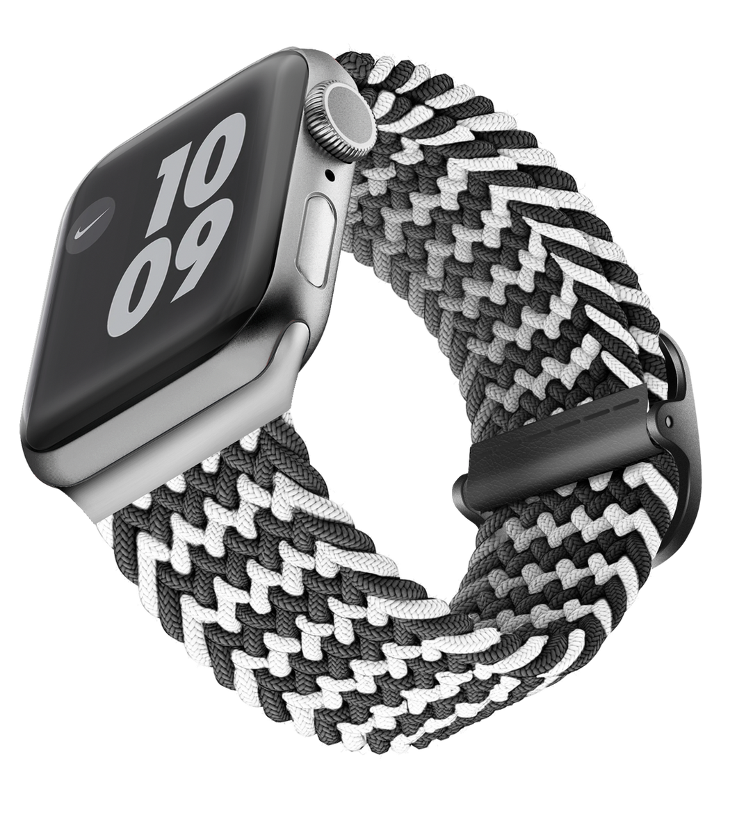 Viva Madrid Crisben Watch Strap for Apple Watch 45/44/42MM - Mono Black/White