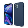 MONS Liquid Silicone Case for iPhone(12/12Pro)- Navy Blue