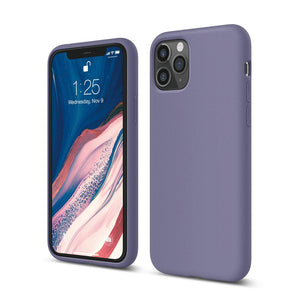 MONS Liquid Silicone Case iPhone 11 Pro - Lavender Grey