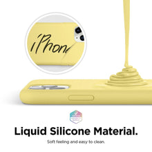 Load image into Gallery viewer, MONS Liquid Silicone Case iPhone 11 Pro - Light Yellow
