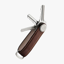Load image into Gallery viewer, Orbitkey Crazy Horse Leather Key Organiser-Espresso Brown
