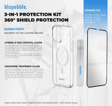 Load image into Gallery viewer, Blupebble Bundle 3 in 1 Protection Kit for iPhone 14 Pro - Clear
