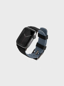 Uniq Linus Airosoft Silicone Strap for Apple Watch 45/44/42mm -Midnight Black