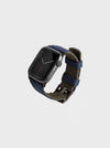 Uniq Linus Airosoft Silicone Strap for Apple Watch 45/44/42mm - Midnight Blue