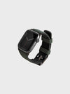 Uniq Linus Airosoft Silicone Strap for Apple Watch 45/44/42mm - Moss Green