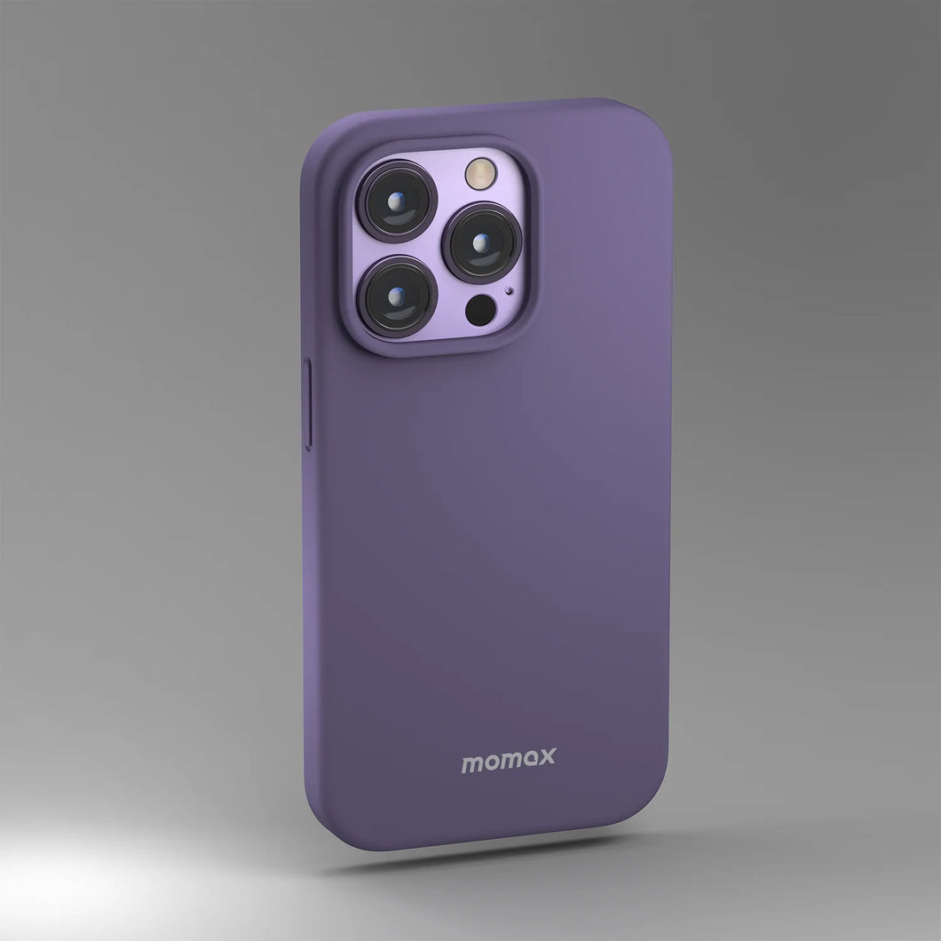 Momax Silicone Magnetic Case for iPhone 14 Pro Max- Purple